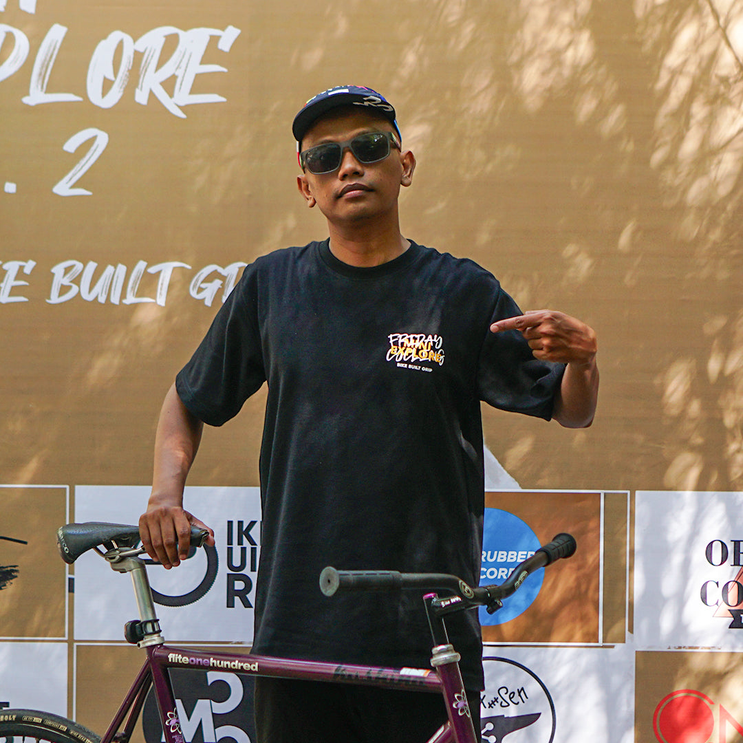 T-Shirt Friday Cycling Mini Explore - Black
