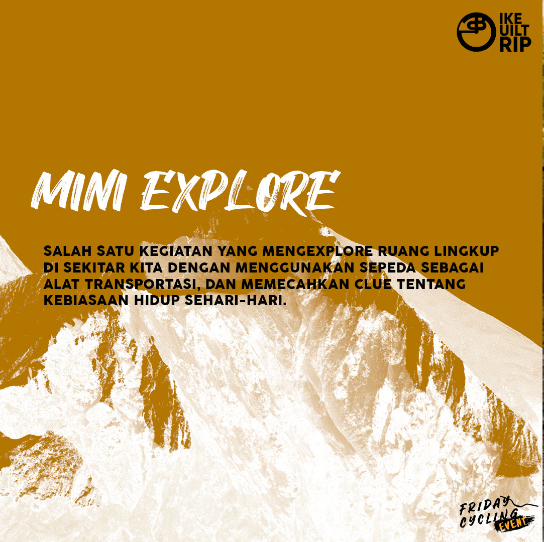Friday Cycling Event Mini Explore VOL. 2