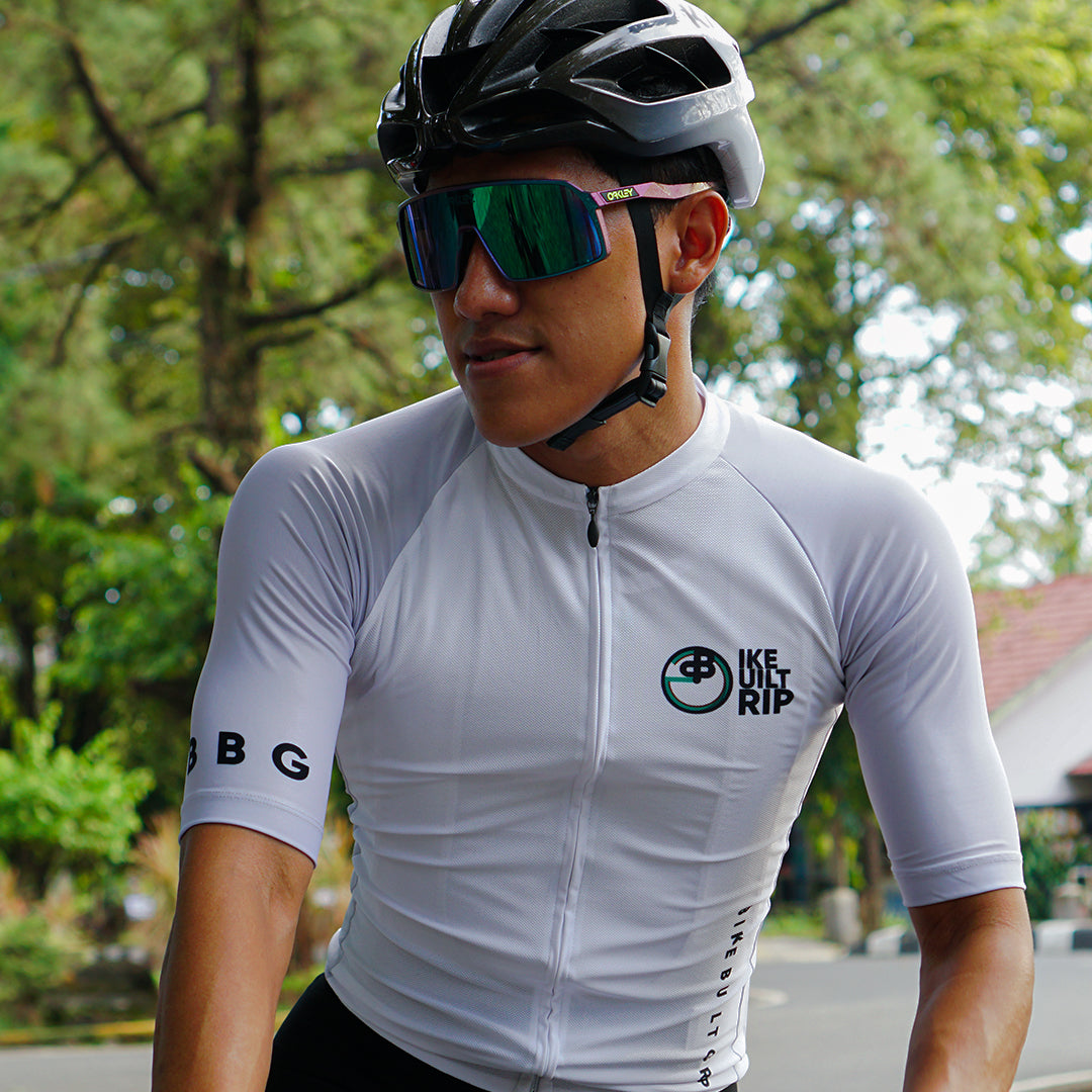 Bike Built Grip Jersey - White
