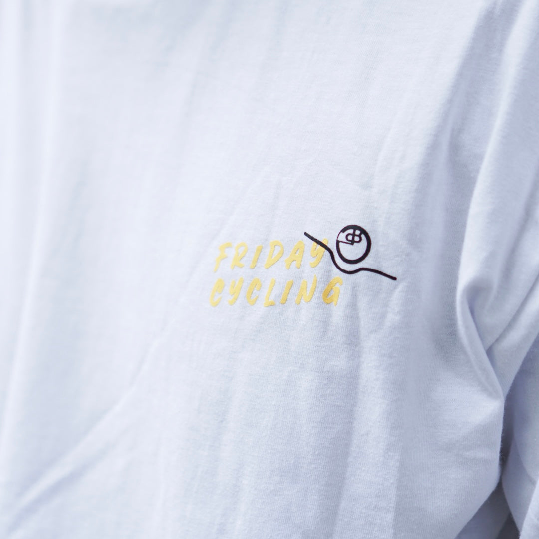 T-Shirt Friday Cycling - White