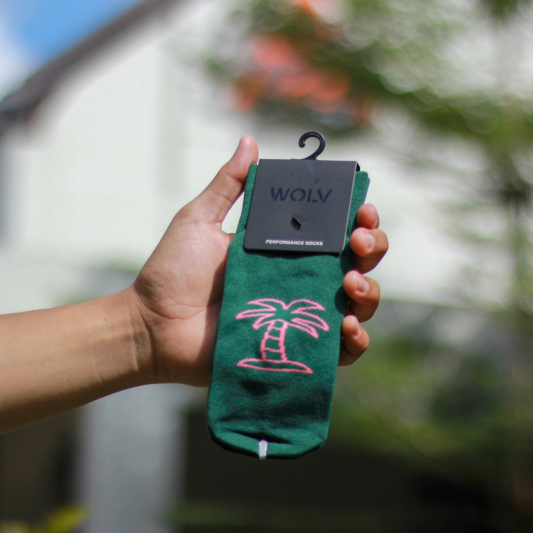 Party Pace - Forest Green Socks