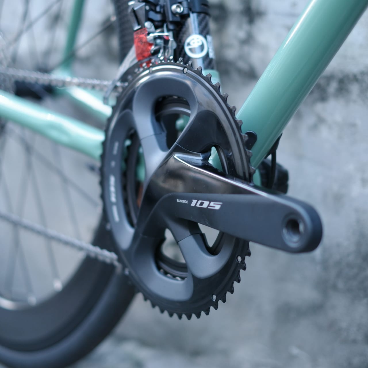 Full Bike BORNEOTRACK ISP Road bike rims brake Headset integrated 1 1/8