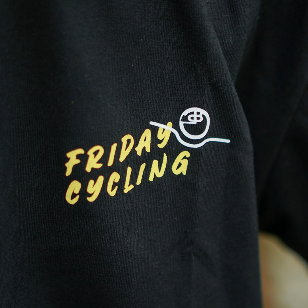 T-Shirt Friday Cycling - Black