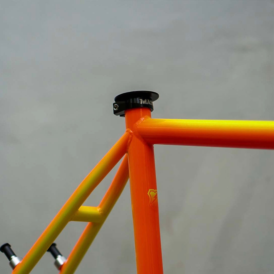 MASH Steel Frameset Neon Orange/Yellow Fade